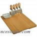 Picnic at Ascot Windsor 10 Piece Rubberwood Cheese Board Set PVQ1907
